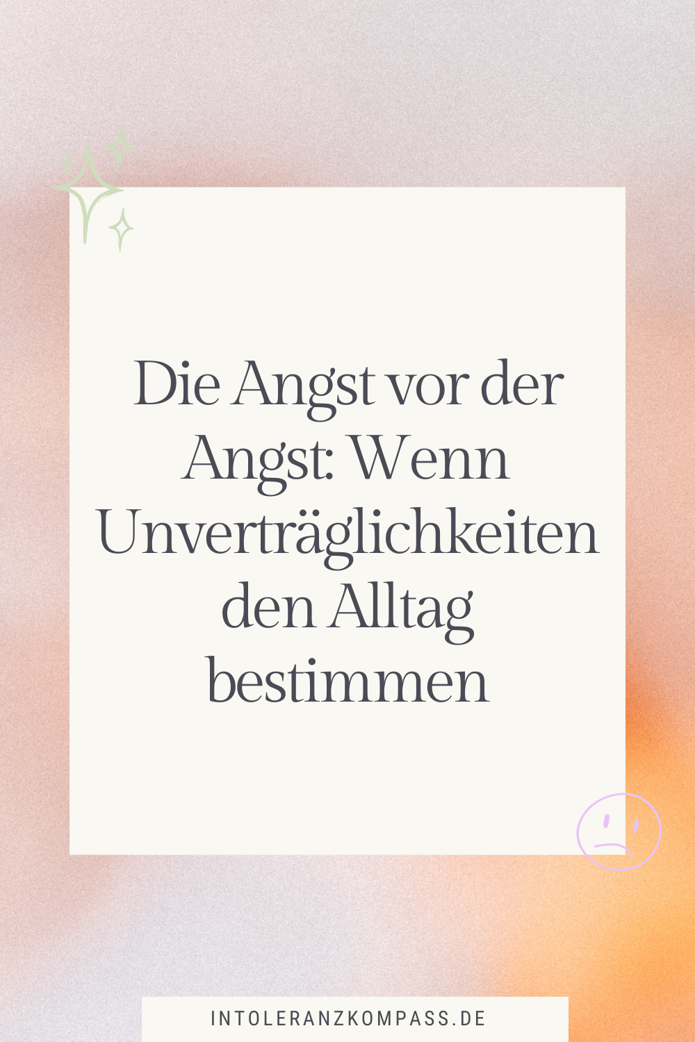 Wenn Essen zum Stress wird: Wie Unverträglichkeiten die Psyche belasten