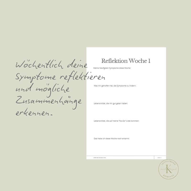 Symptomtagebuch Pro inkl. Analyse und Ernährungsplan – Bild 3